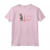 Ojos Azules Cat Heartbeat ECG Divertente per gli Amanti dei Gatti - Maglia con Maniche Raglan - Regalo Unico per Compleanno, Natale o San Valentino