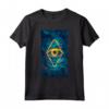 Neon Estilo-señal Brillante Ojo Artistico Azul Maglietta - Leggera e alla Moda - Perfetta per gli Amanti dell'Arte