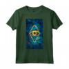 Neon Estilo-señal Brillante Ojo Artistico Azul Maglietta - Leggera e alla Moda - Perfetta per gli Amanti dell'Arte