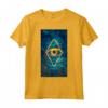 Neon Estilo-señal Brillante Ojo Artistico Azul Maglietta - Leggera e alla Moda - Perfetta per gli Amanti dell'Arte