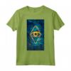 Neon Estilo-señal Brillante Ojo Artistico Azul Maglietta - Leggera e alla Moda - Perfetta per gli Amanti dell'Arte