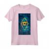 Neon Estilo-señal Brillante Ojo Artistico Azul Maglietta - Leggera e alla Moda - Perfetta per gli Amanti dell'Arte