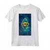 Neon Estilo-señal Brillante Ojo Artistico Azul Maglietta - Leggera e alla Moda - Perfetta per gli Amanti dell'Arte
