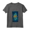Donna Neon Estilo-señal Brillante Ojo Artistico Azul - Maglietta con Collo a V - Ideale per Appassionati di Moda e Arte