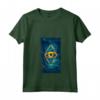 Donna Neon Estilo-señal Brillante Ojo Artistico Azul - Maglietta con Collo a V - Ideale per Appassionati di Moda e Arte
