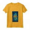 Donna Neon Estilo-señal Brillante Ojo Artistico Azul - Maglietta con Collo a V - Ideale per Appassionati di Moda e Arte