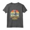 Ojos Azules Cat Mom - Maglia Retro Vintage Divertente per Gli Amanti dei Gatti - Regalo Unico per Compleanno, Natale, San Valentino