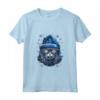 Ojos Azules Cat Christmas Graphic Tee - Maglietta Grafica Divertente per Uomo Donna - Regalo di Natale Unico
