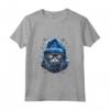 Ojos Azules Cat Christmas Graphic Tee - Maglietta Grafica Divertente per Uomo Donna - Regalo di Natale Unico