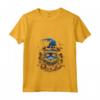 Ojos Azules Cat Halloween Graphic Tees per Uomo e Donna - Maglietta Divertente per Halloween con Collo a V - Regali Personalizzati