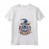 Ojos Azules Cat Halloween Graphic Tees per Uomo e Donna - Maglietta Divertente per Halloween con Collo a V - Regali Personalizzati