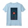 Minimalista Ojo gráfico Ojo azul - Maglietta con Design artistico - Taglio classico e Leggera