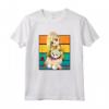 Anime Bionda T-Shirt Cartoon Mega - Maglietta Capelli Biondi Occhi Blu - Regalo Compleanno Natale per Fan di Anime