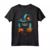 Ojos Azules Cat - Halloween Graphic Tees per Uomo Donna - Divertente T-shirt Halloween Personalizzata per Tutti