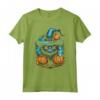 Ojos Azules Cat - Halloween Graphic Tees per Uomo Donna - Divertente T-shirt Halloween Personalizzata per Tutti