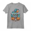 Ojos Azules Cat - Halloween Graphic Tees per Uomo Donna - Divertente T-shirt Halloween Personalizzata per Tutti
