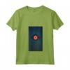 Donna Minimalista Ojo gráfico Ojo azul - Maglietta con Collo a V Leggera e Elegante - Acquista Online Maglietta Artistica