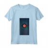 Donna Minimalista Ojo gráfico Ojo azul - Maglietta con Collo a V Leggera e Elegante - Acquista Online Maglietta Artistica