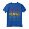 Nato in Oklahoma - Retro Maglietta dell'Oklahoma - Ideale Regalo per Amanti dello Stato Heartland