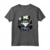Oklahoma Lake T-Shirt - Maglietta Retro Minimalista Lake Oklahoma per Escursionisti e Amanti della Natura - Ideale per Campeggio e Canoa nei Parchi Nazionali