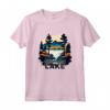 Oklahoma Lake T-Shirt - Maglietta Retro Minimalista Lake Oklahoma per Escursionisti e Amanti della Natura - Ideale per Campeggio e Canoa nei Parchi Nazionali
