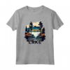 Oklahoma Lake T-Shirt - Maglietta Retro Minimalista Lake Oklahoma per Escursionisti e Amanti della Natura - Ideale per Campeggio e Canoa nei Parchi Nazionali