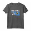 Oklahoma Girl | Stato americano degli Stati Uniti Mappa Oklahoma Maglietta - Regalo Originale per Festa del Papà o Compleanno