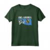 Oklahoma Girl | Stato americano degli Stati Uniti Mappa Oklahoma Maglietta - Regalo Originale per Festa del Papà o Compleanno