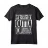 Maglietta Straight Outta Oklahoma - Regalo OK State - Maglia Vintage per Uomo/Donna/Bambino - Ideale per Natale