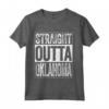 Maglietta Straight Outta Oklahoma - Regalo OK State - Maglia Vintage per Uomo/Donna/Bambino - Ideale per Natale