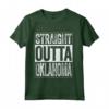Maglietta Straight Outta Oklahoma - Regalo OK State - Maglia Vintage per Uomo/Donna/Bambino - Ideale per Natale
