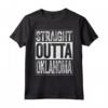 Maglietta Straight Outta Oklahoma - Maglietta Regalo OK State per Uomo/Donna/Bambino - Ideale per Natale e Accessori Oklahoma City Day