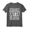 Maglietta Straight Outta Oklahoma - Maglietta Regalo OK State per Uomo/Donna/Bambino - Ideale per Natale e Accessori Oklahoma City Day