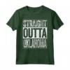 Maglietta Straight Outta Oklahoma - Maglietta Regalo OK State per Uomo/Donna/Bambino - Ideale per Natale e Accessori Oklahoma City Day