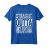 Maglietta Straight Outta Oklahoma - Maglietta Regalo OK State per Uomo/Donna/Bambino - Ideale per Natale e Accessori Oklahoma City Day