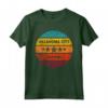 Oklahoma City Holiday Trip Vacation Hometown TShirt - Souvenir Retro per Uomini, Donne, Ragazzi e Ragazze - Ideale come Regalo di Natale o Compleanno
