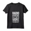 Gli operatori radio lo fanno con più frequenza - Divertente Maglietta con Collo a V - Regalo Originale per Operatori Radio - Ideale per Compleanno o Natale