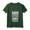 Gli operatori radio lo fanno con più frequenza - Divertente Maglietta con Collo a V - Regalo Originale per Operatori Radio - Ideale per Compleanno o Natale