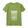 Gli operatori radio lo fanno con più frequenza - Divertente Maglietta con Collo a V - Regalo Originale per Operatori Radio - Ideale per Compleanno o Natale