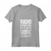 Gli operatori radio lo fanno con più frequenza - Divertente Maglietta con Collo a V - Regalo Originale per Operatori Radio - Ideale per Compleanno o Natale