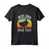 Miglior Papa Dal 2022 - Super Padre Compleanno - Maglietta Vintage Retro per un Regalo Unico