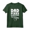 Dad Fixes Everything - Papà Lo Aggiusta Padre Maglietta con Strumenti - Ideale per Festa del Papà e Regalo Fai da Te
