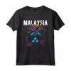 Paese della Malesia - Gatto con Occhiali da Sole e Fiori - Design Souvenir Viaggiatore per Natale e Compleanno