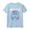 Paese della Malesia - Gatto con Occhiali da Sole e Fiori - Design Souvenir Viaggiatore per Natale e Compleanno