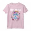Paese della Malesia - Gatto con Occhiali da Sole e Fiori - Design Souvenir Viaggiatore per Natale e Compleanno