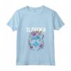 Donna Paese della Slovenia Gatto con Occhiali da Sole Design Fiori Maglietta - Ideale per Viaggiatori e Amanti della Slovenia - Regalo Unico per Compleanni e Vacanze