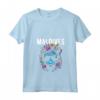 Donna Paese delle Maldive - Gatto con Design Floreale Maglietta Collo a V - Souvenir Colorato per Viaggiatori e Amanti dei Gatti