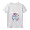 Donna Paese delle Maldive - Gatto con Design Floreale Maglietta Collo a V - Souvenir Colorato per Viaggiatori e Amanti dei Gatti