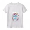 Donna Paese di Taiwan Gatto Design Maglietta - Souvenir con Fiori e Occhiali da Sole - Ideale per Viaggiatori e Amanti dell'Arte