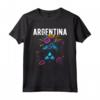 Paese dell'Argentina Gatto Fiorito - Design Maglietta Colorato per Viaggiatori - Ideale per Natale o Vacanze in Argentina